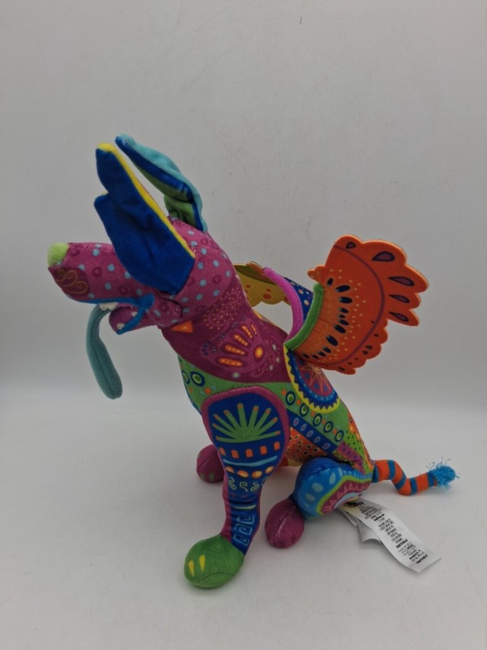 Disney Store Pixar Coco Dante Dog Alebrije Rainbow Plush Spirit Day Of The Dead - Picture 4 of 10